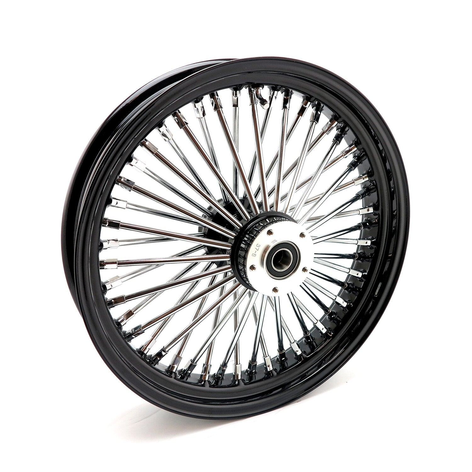 MCS radial 48 fat spoke front wheel 3.50 x 18 DF black