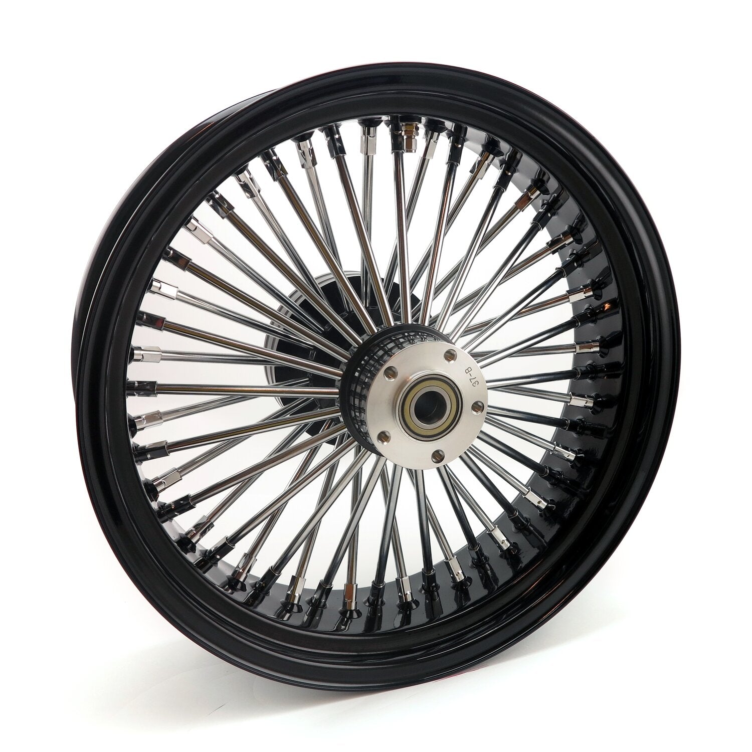 MCS radial 48 fat spoke rear wheel 5.50 x 18 black