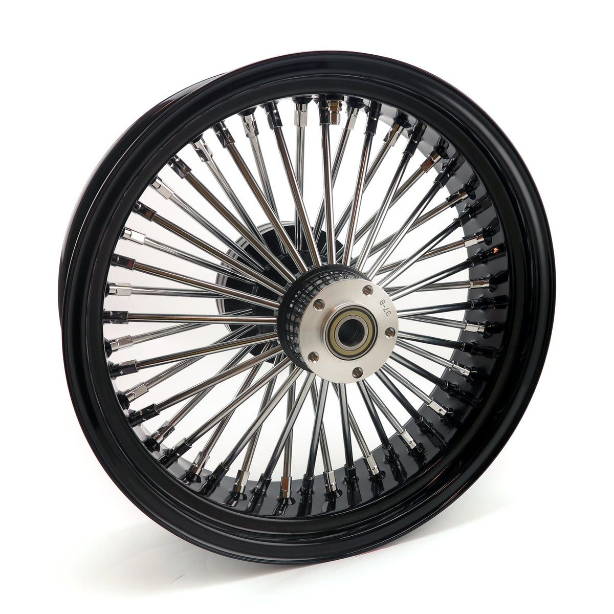 MCS radial 48 fat spoke rear wheel 5.50 x 18 black