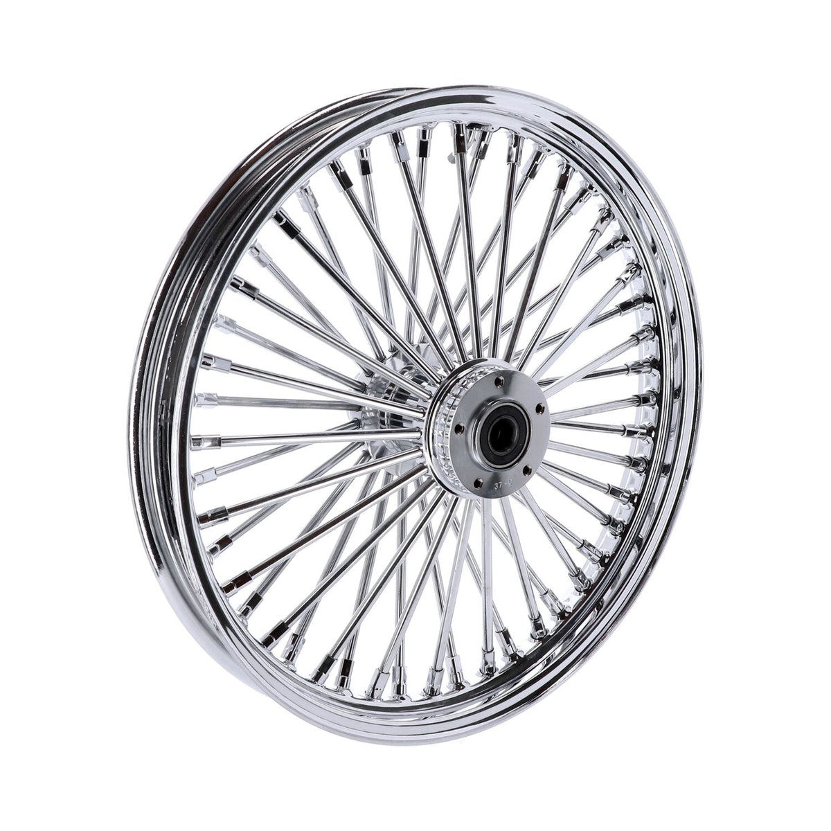 MCS radial 48 fat spoke front wheel 2.15 x 19 SF chrome