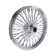 MCS radial 48 fat spoke front wheel 2.15 x 19 SF chrome
