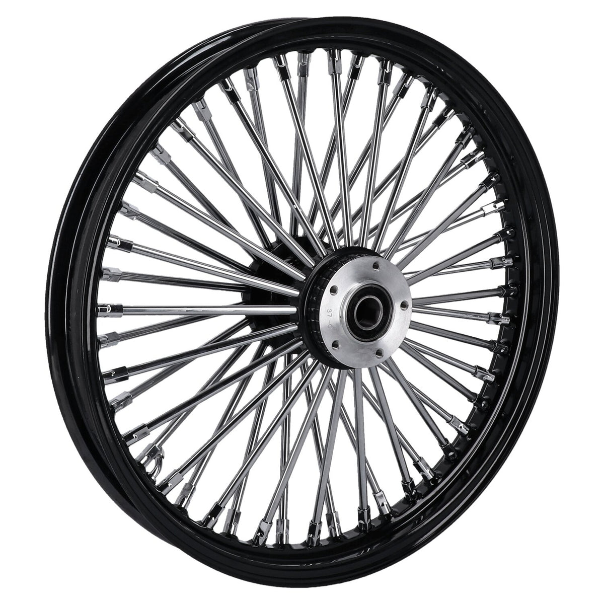 MCS radial 48 fat spoke front wheel 2.15 x 19 SF black