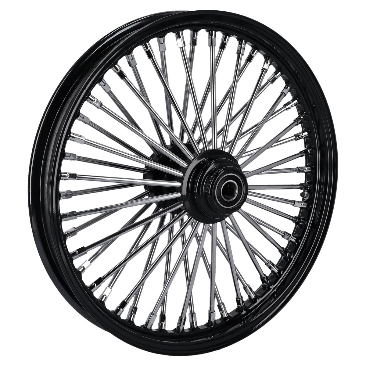 MCS radial 48 fat spoke front wheel 2.15 x 19 SF black