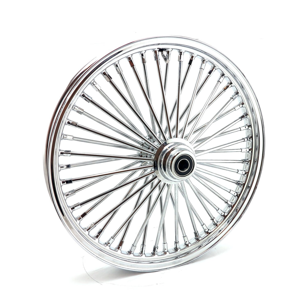 MCS radial 48 fat spoke front wheel 2.15 x 21 SF chrome