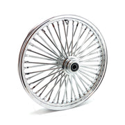MCS radial 48 fat spoke front wheel 2.15 x 21 SF chrome