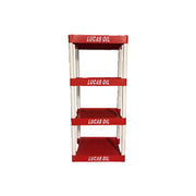 Lucas oil 4-shelf display rack