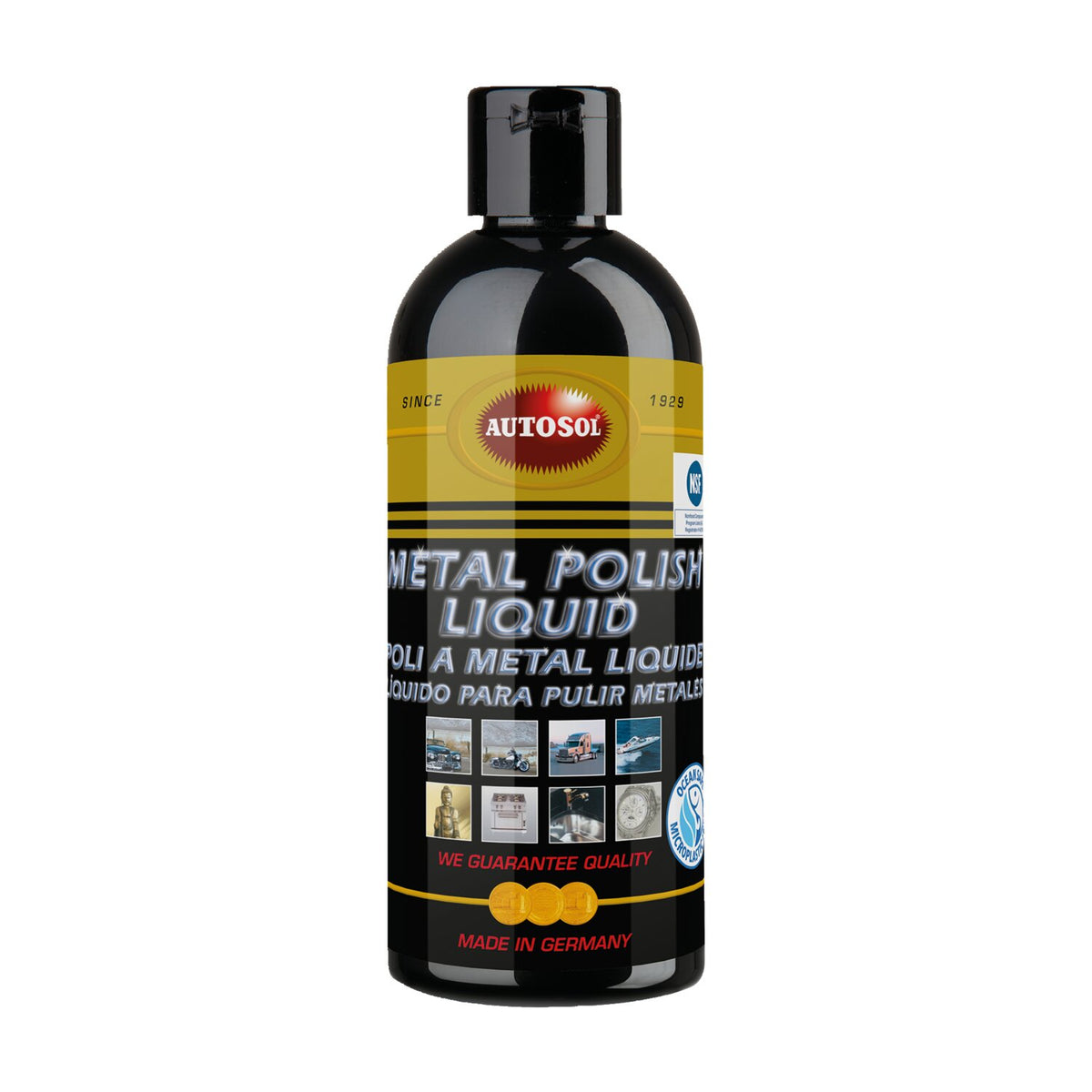 Autosol Metal Polish Liquid - 250cc bottle