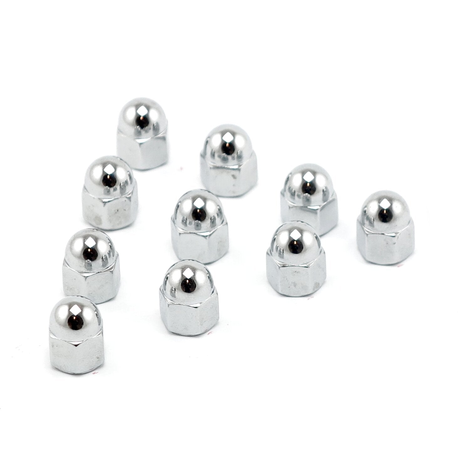 Colony 5/16-18 acorn nuts chrome - Low Crown