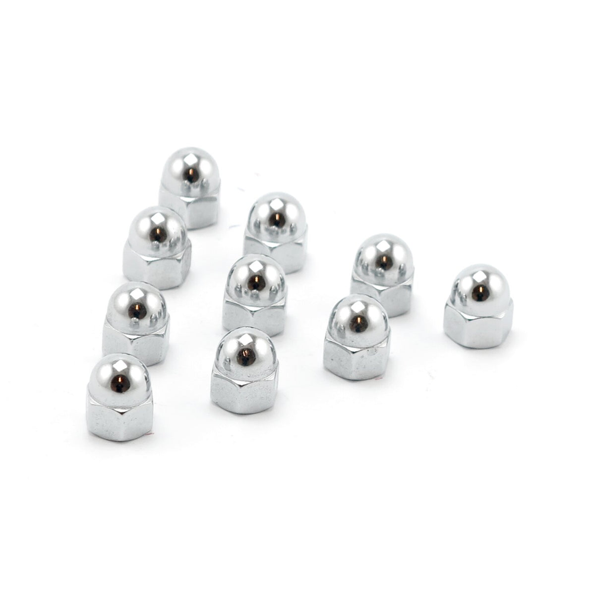 Colony - M6 x 1.0 acorn nuts chrome - Low Crown