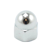 Colony M8 x 1.25 acorn nuts chrome - Low Crown