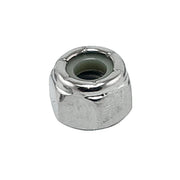 Colony 1/4-28 nylon insert lock nuts chrome