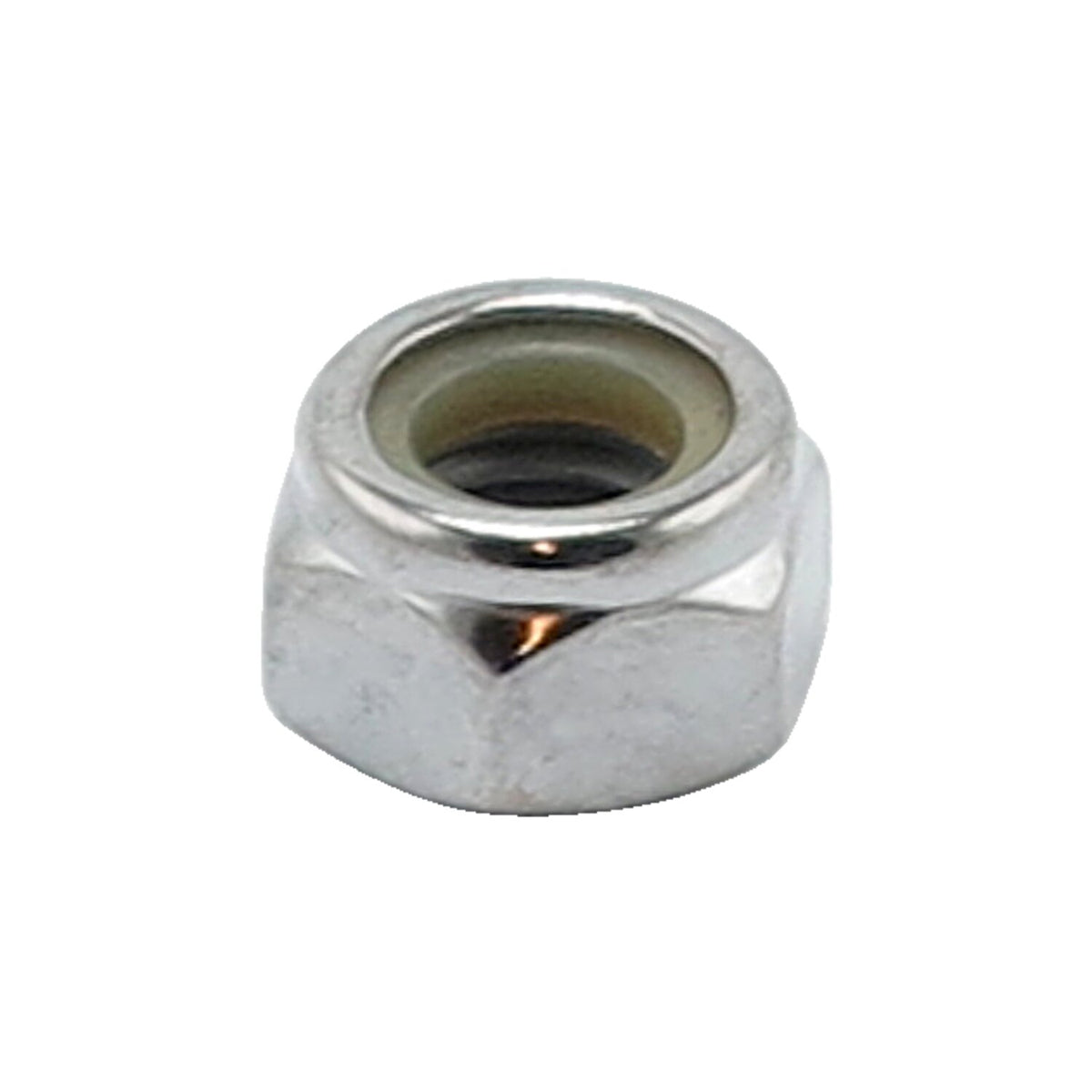 Colony M8 x 1.25 Nylon insert lock nuts - Chrome