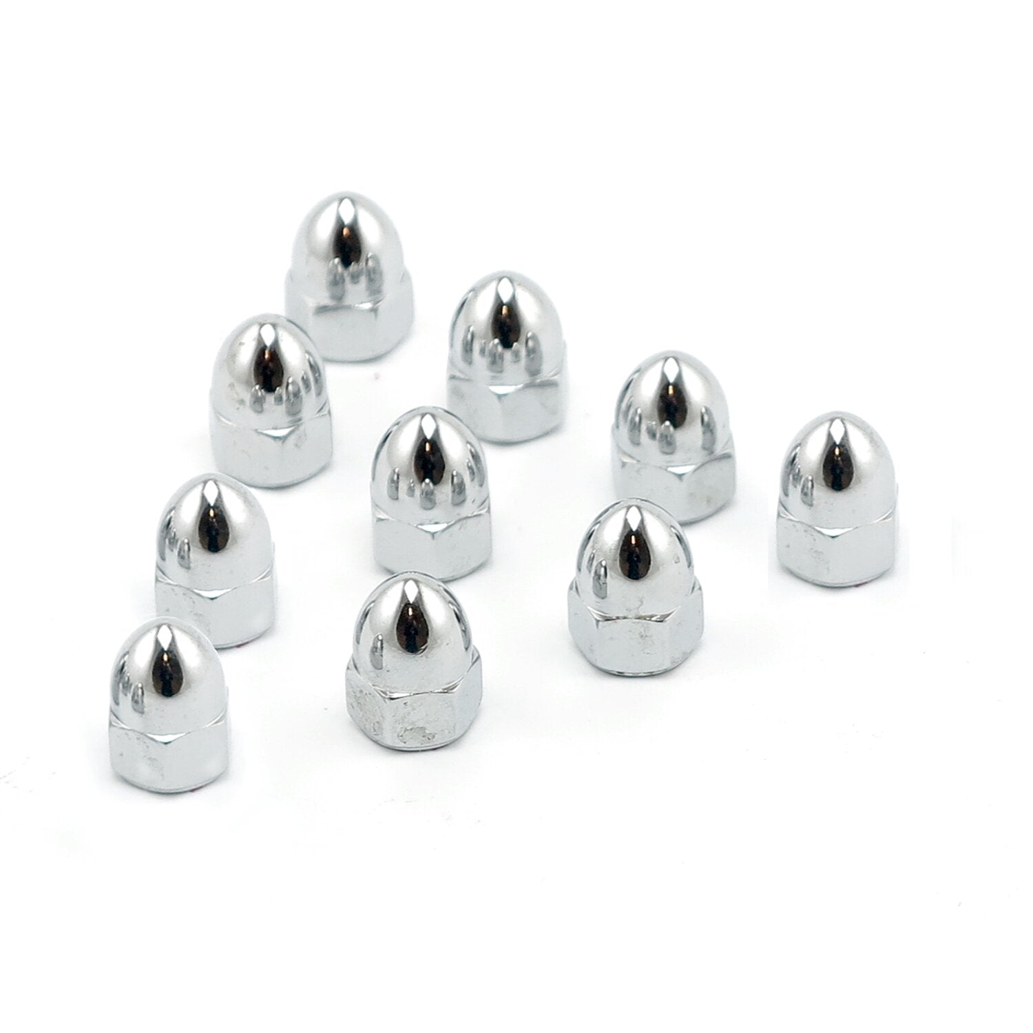 Colony 3/8-16 acorn nuts chrome - High Crown