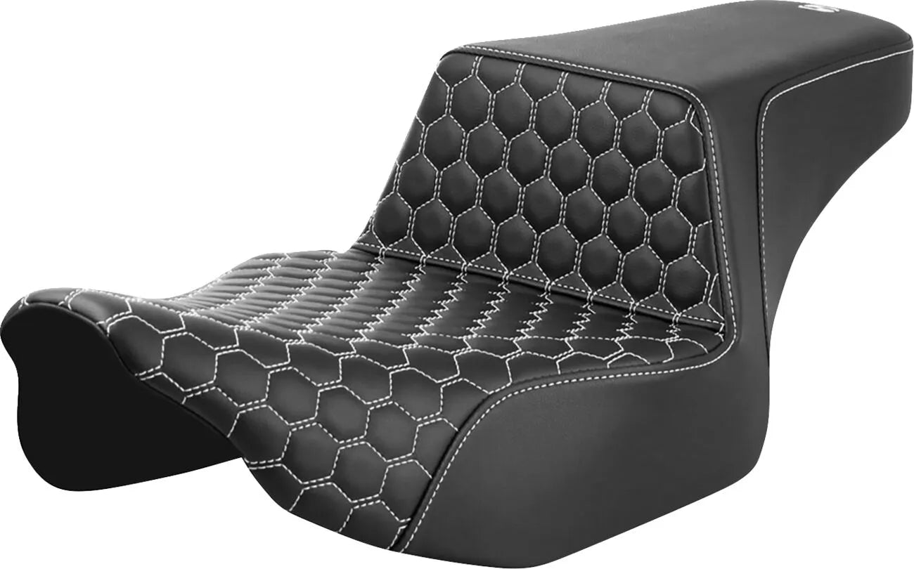 Saddlemen Honeycomb Step-up Seat - For Harley Davidson