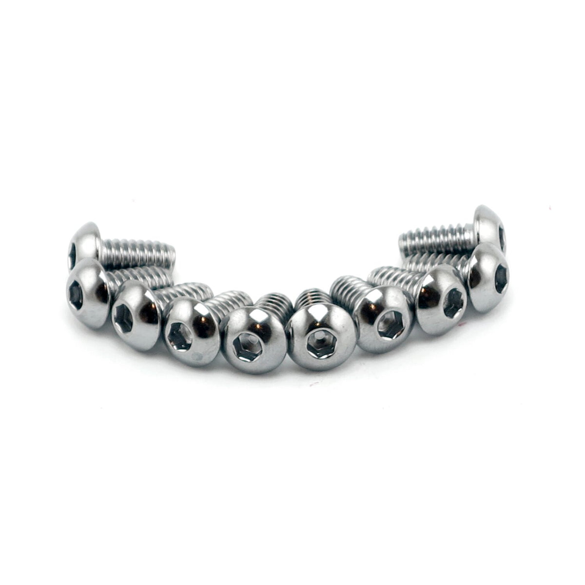 Colony 5/16-24 x 1-1/4 button head allen bolts chrome
