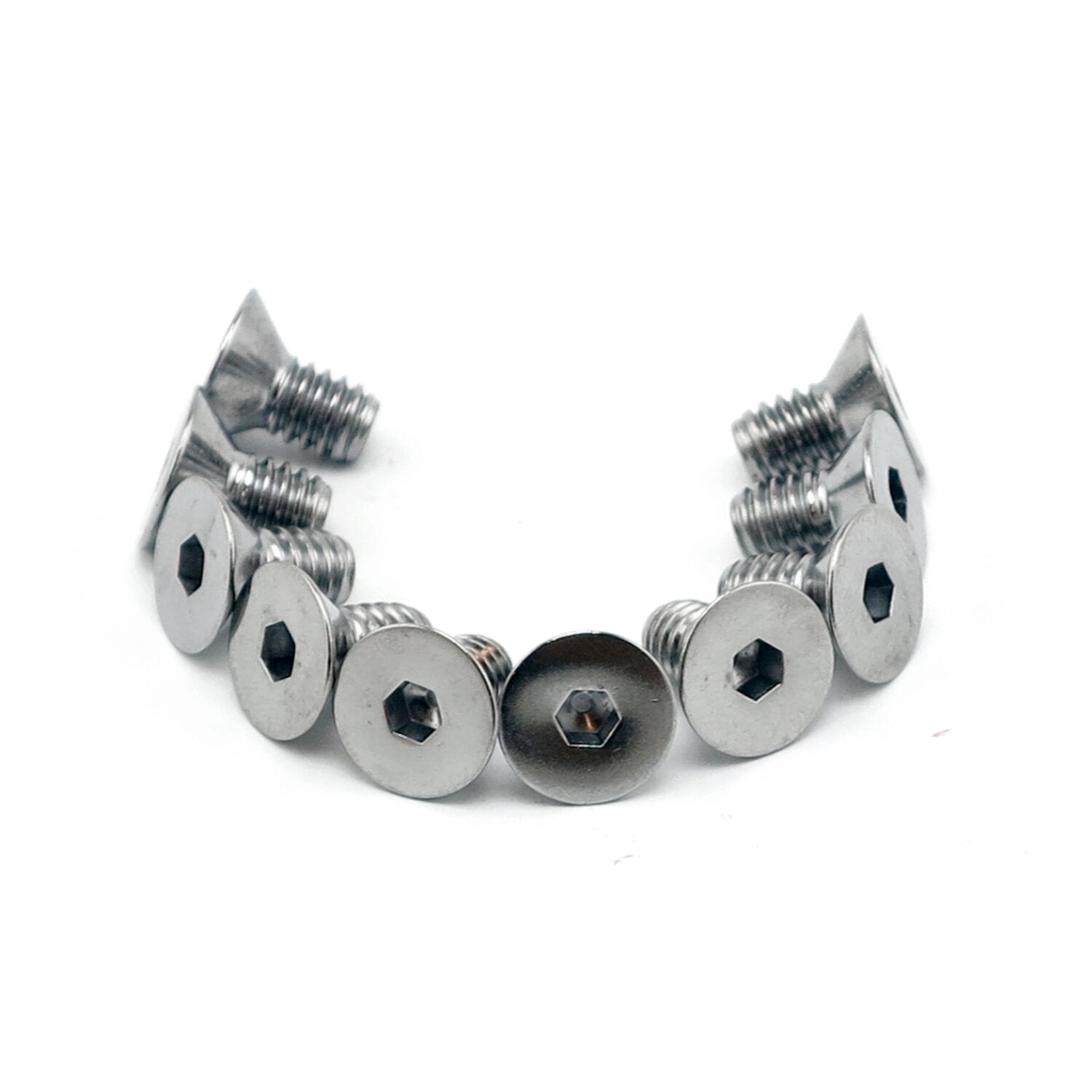 Colony 7/16-20 x 1-3/4 flat head allen bolts chrome