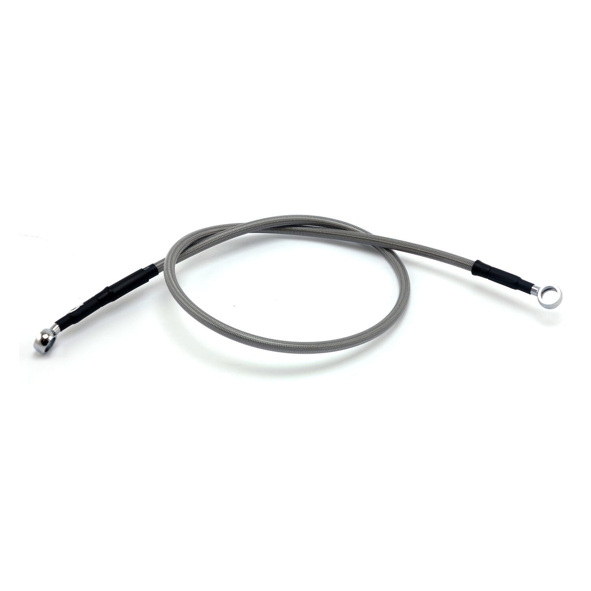 Goodridge brake line upper front stainless clear coated