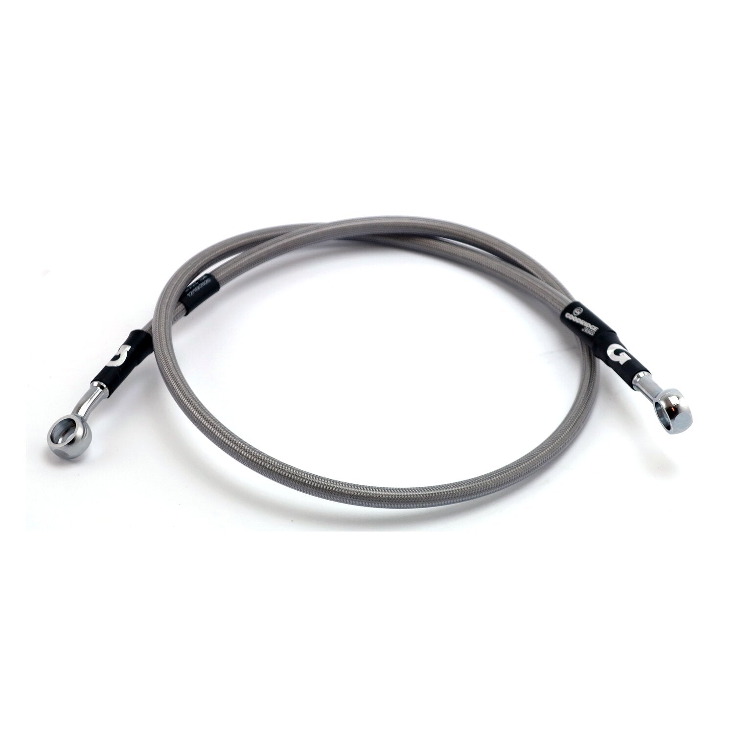 MCS by Goodridge brake line front stainless clear coated