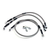 MCS by Goodridge brake line front stainless clear coated