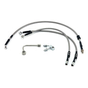 MCS by Goodridge brake line front stainless clear coated