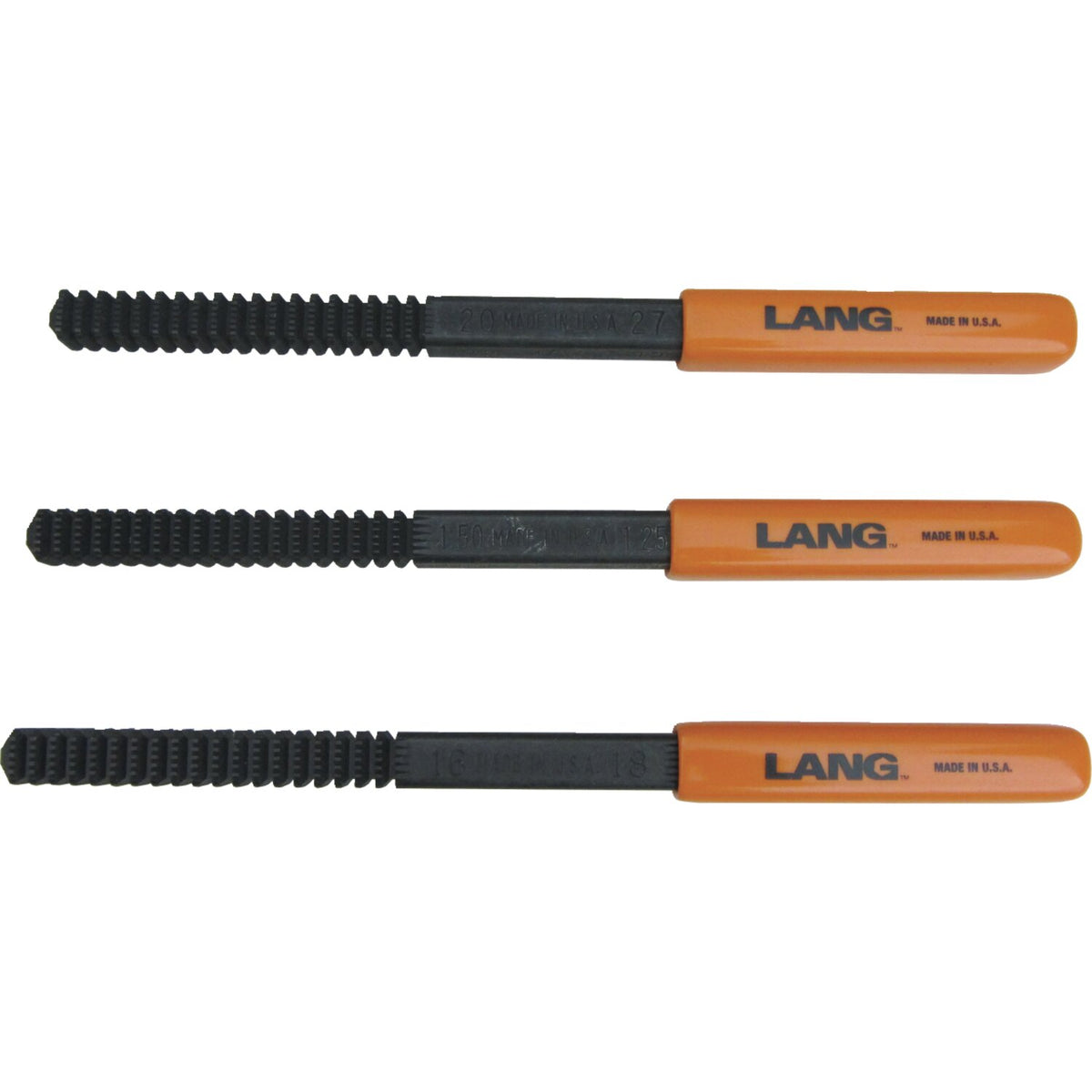 Lang Tools 3-Piece thread restorer file set