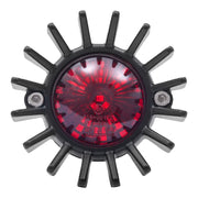 Motone Big Fin LED taillight - Black no bracket - ECE
