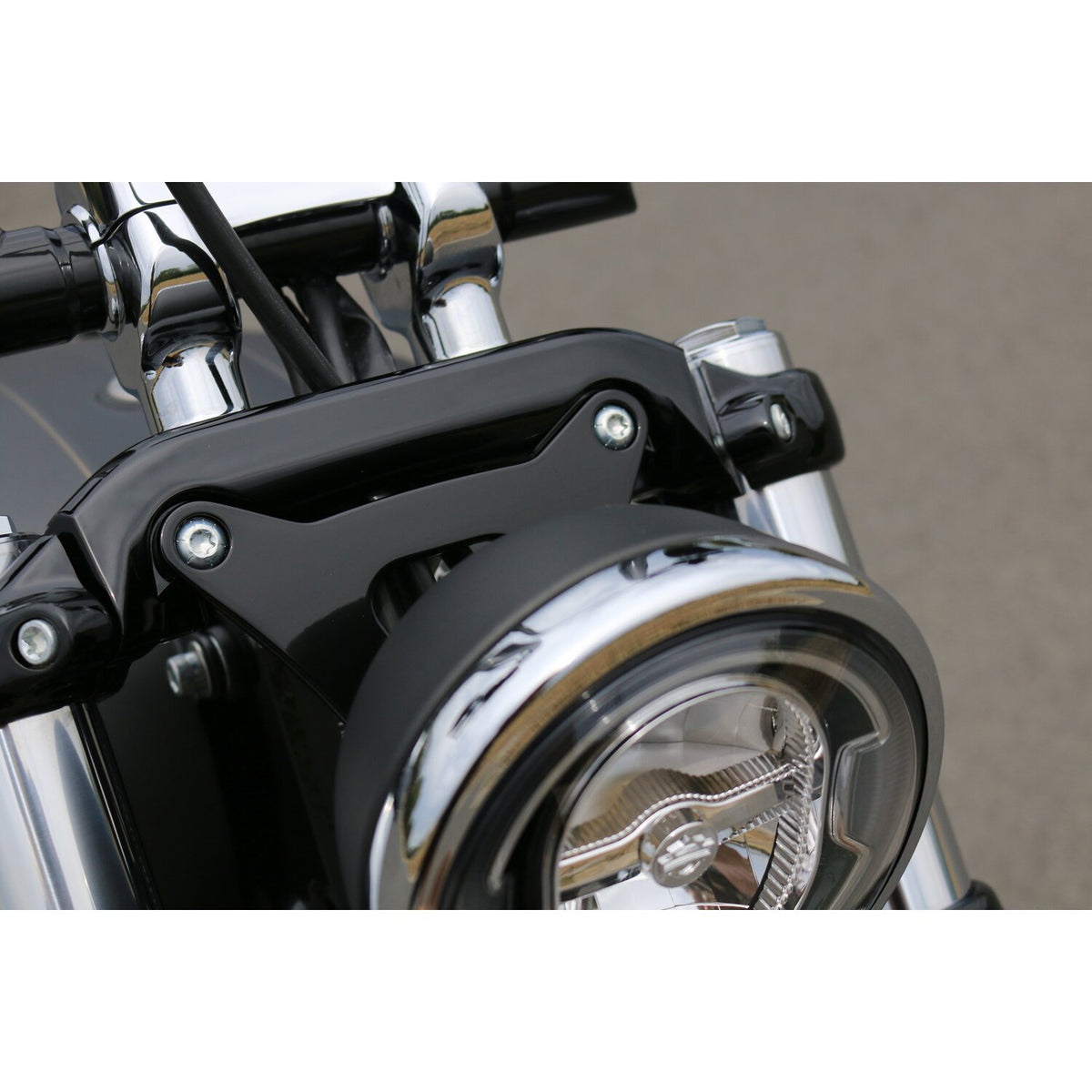 Kodlin M8 Breakout headlamp conversion bracket - Black