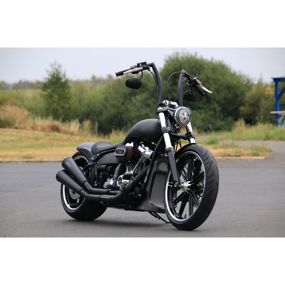 Kodlin M8 Breakout headlamp conversion bracket - Black
