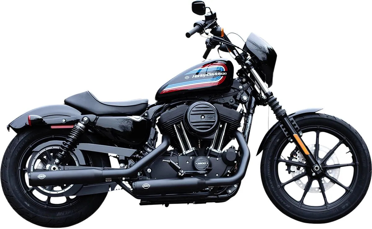S&s Cycle Grand National Tłumiki Slip-on - Czarne - Homologacja Drogowa ECE