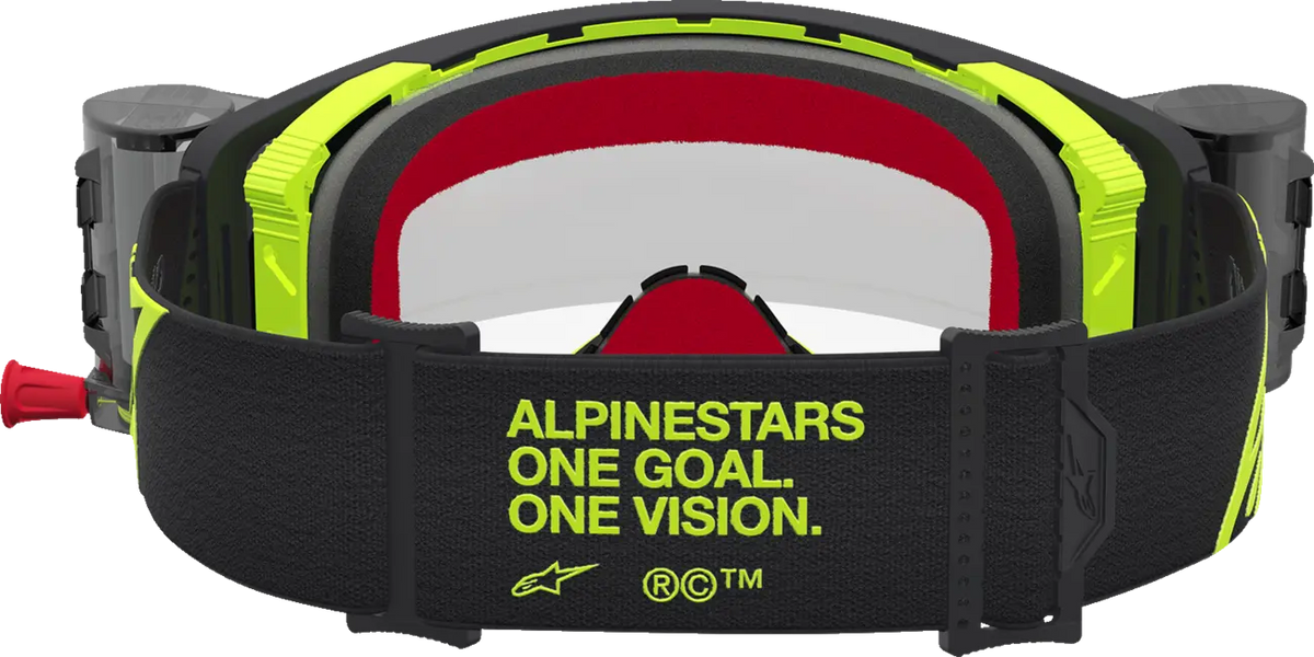 Alpinestars Supertech Firma Roll-Off Goggle Black Yellow Flo