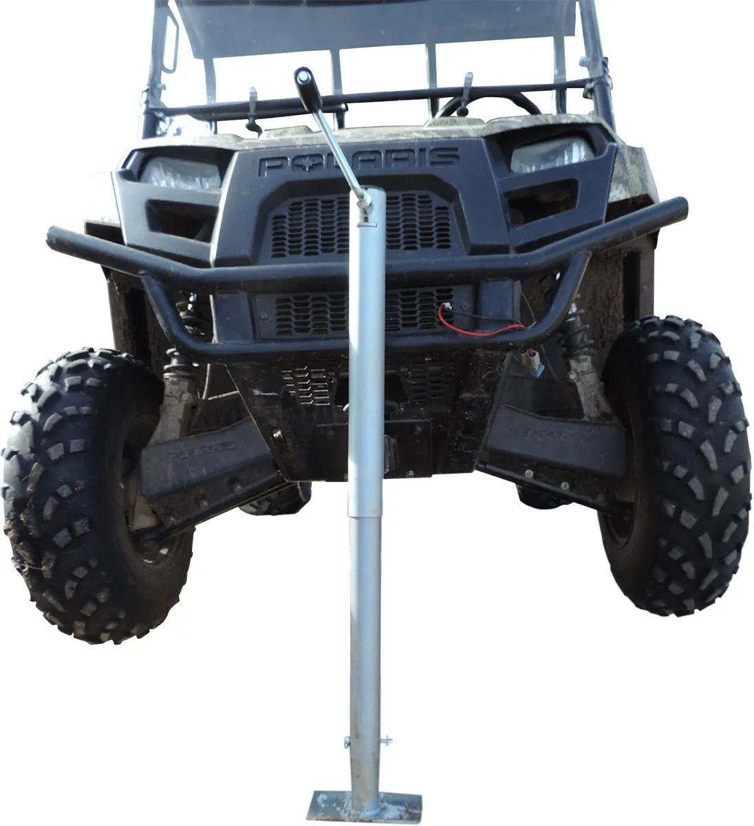 Moose Offroad Universal Manual Lift Jack Silver 2 000 lb for ATV
