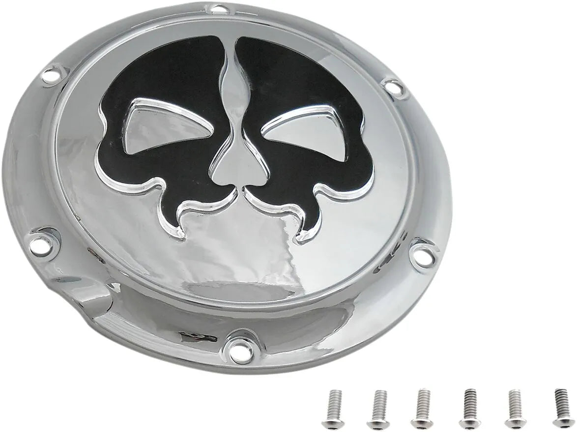 Drag Specialties Split Skull Derby Cover For Big Twin
