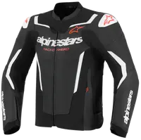 Alpinestars Gp Force Airflow V2 Leather Jacket - Black/White