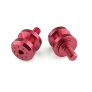 Pro Bolt Swingarm Spools For Motorcycles - Red