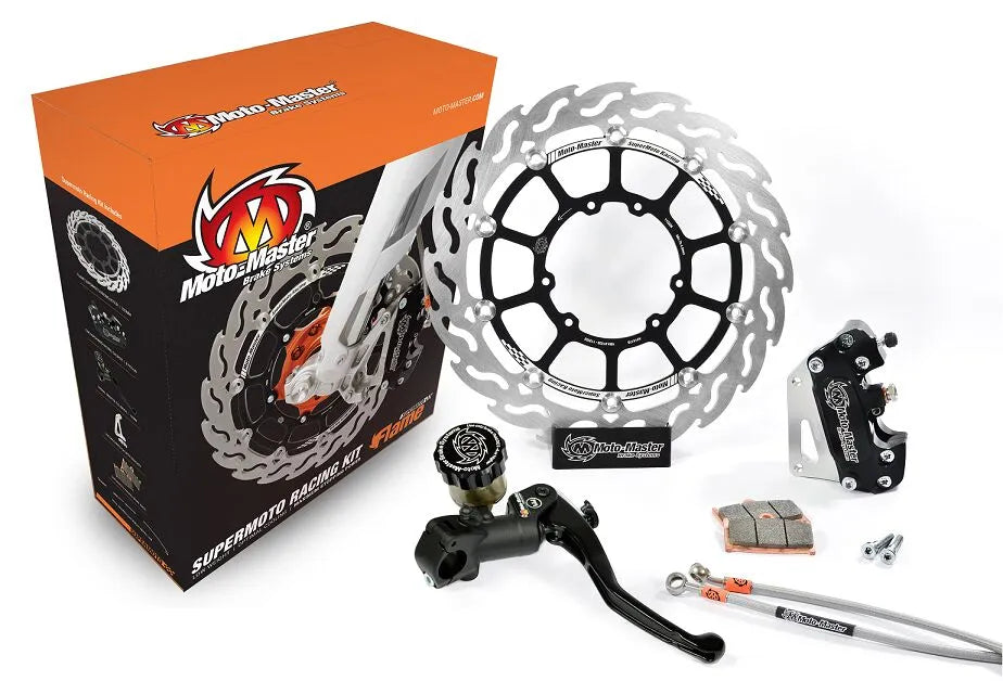 Moto-master Supermoto Racing Kit With 320mm Flame Disc - Front