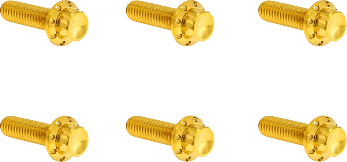 Arlen Ness Gold Titanium 12-Point Trans Top Cover Bolt Kit 07-23