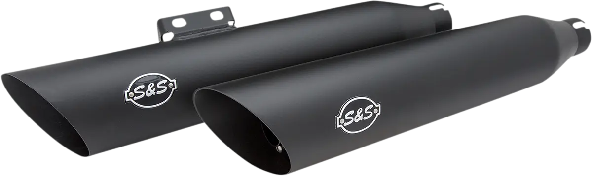 Tłumiki Nakładane S&S Cycle Slash-cut W Kolorze Guardian Black