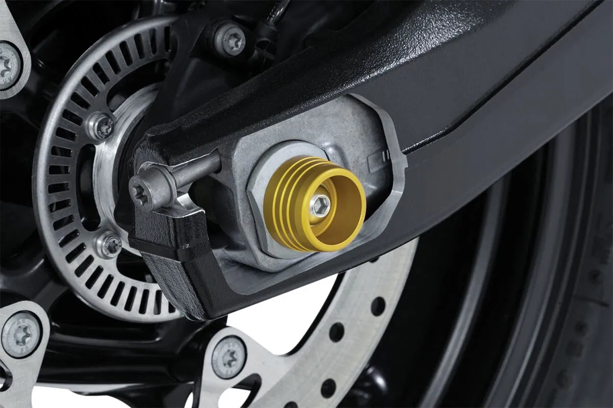 Kuryakyn Gold Rear Axle Slider for Motorcycle