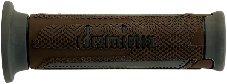 Domino Turismo Grips - 7/8" Handlebar, Brown/gray