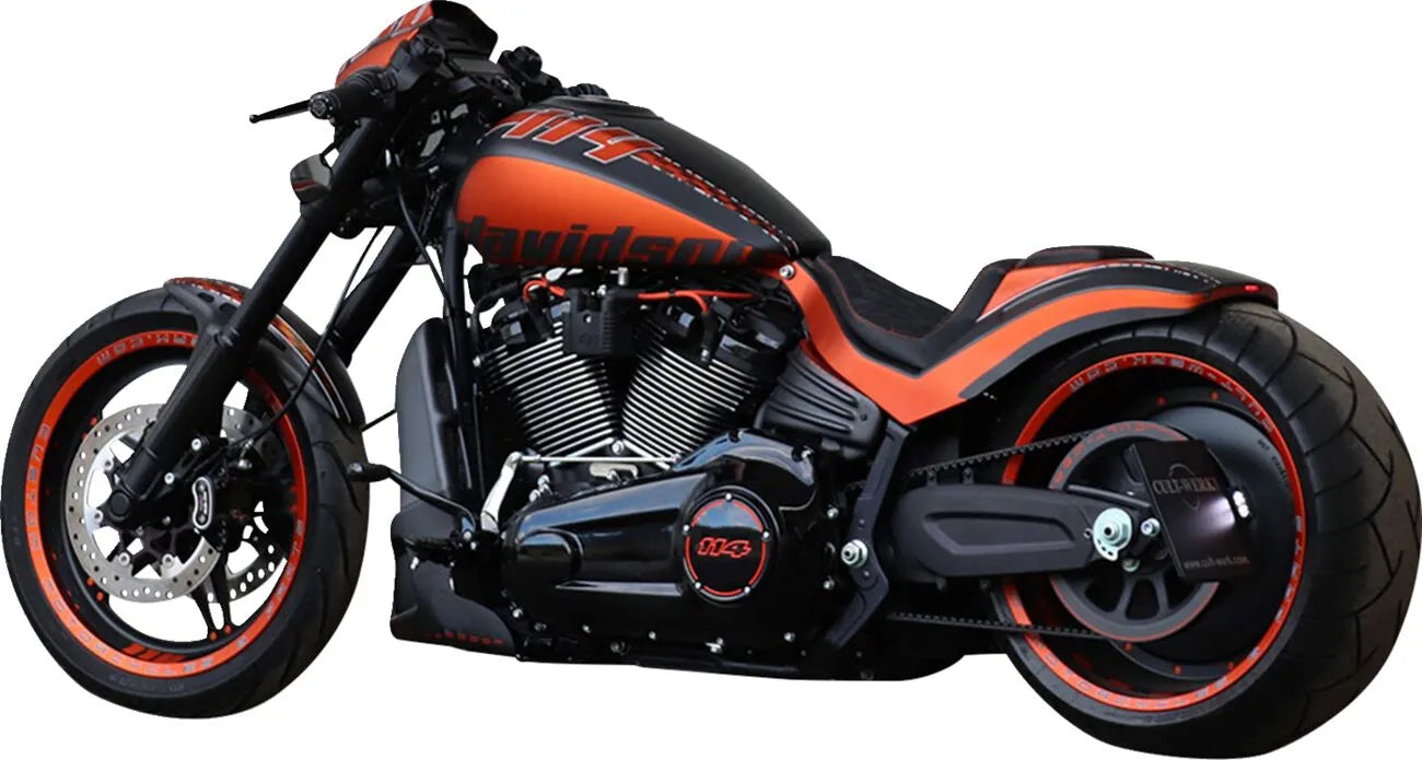 Cult Werk License Plate Holder With Led Light