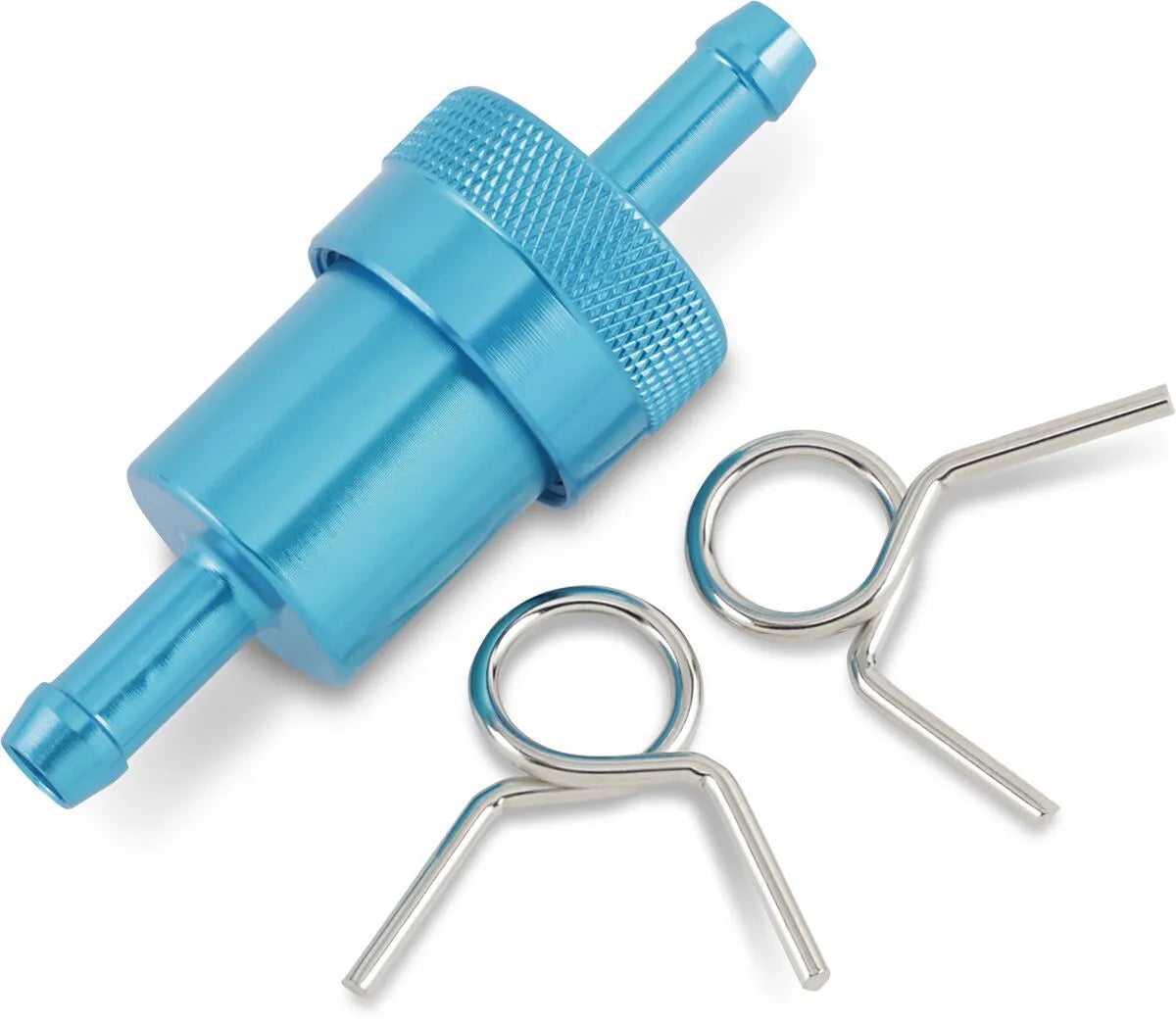 Emgo Anodized Aluminum Fuel Filter For 5/16" Fuel Line