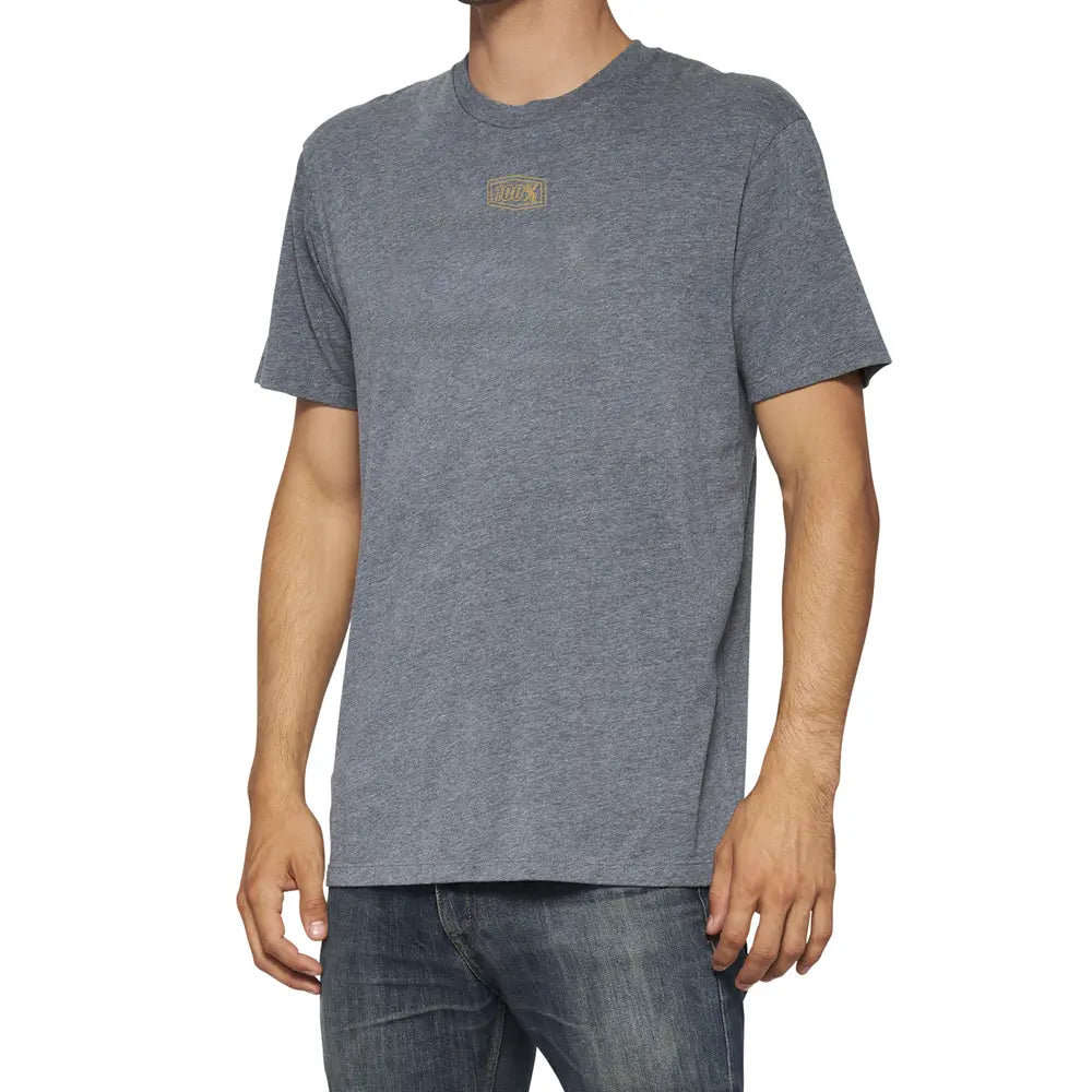 100% Tronix Short Sleeve T-Shirt Charcoal Heather