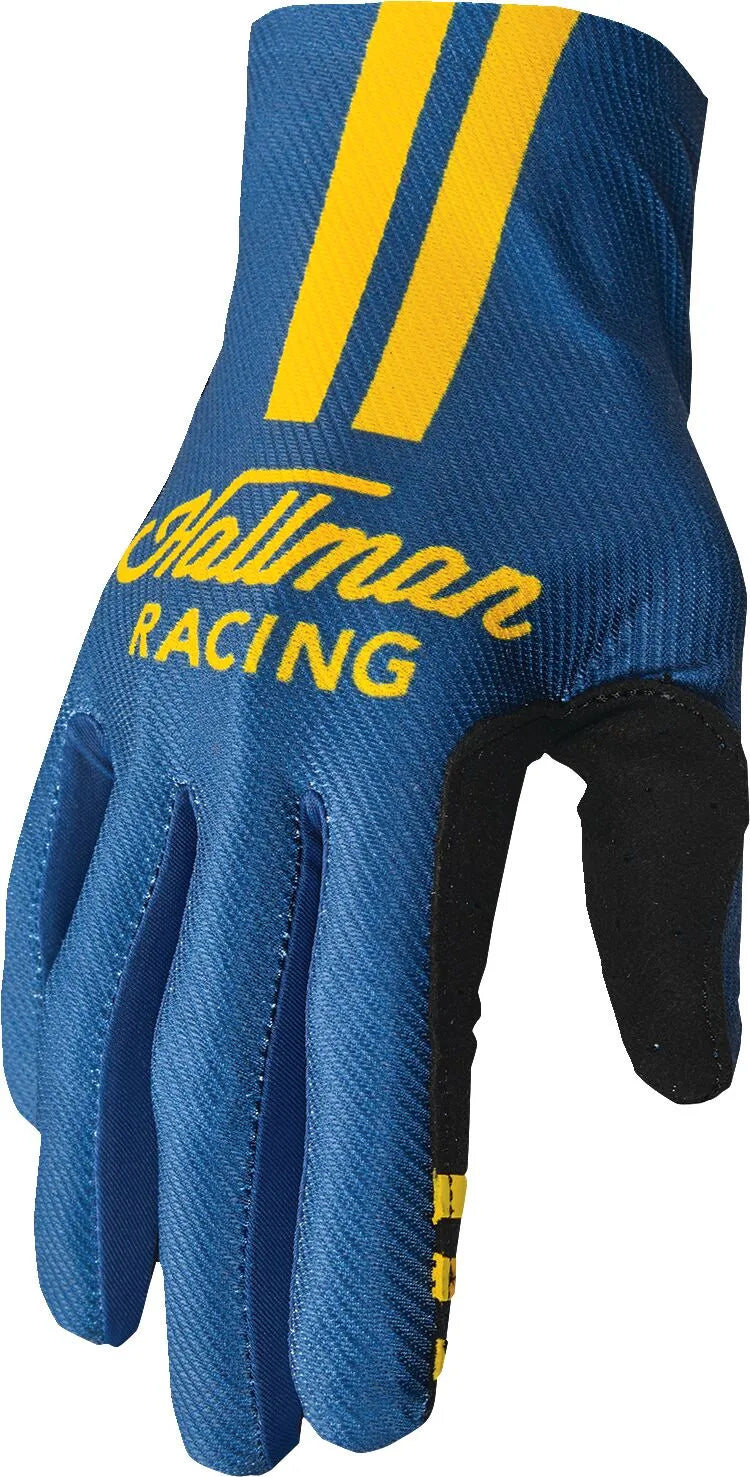 Thor Mainstay Gloves - Black/Navy/Yellow