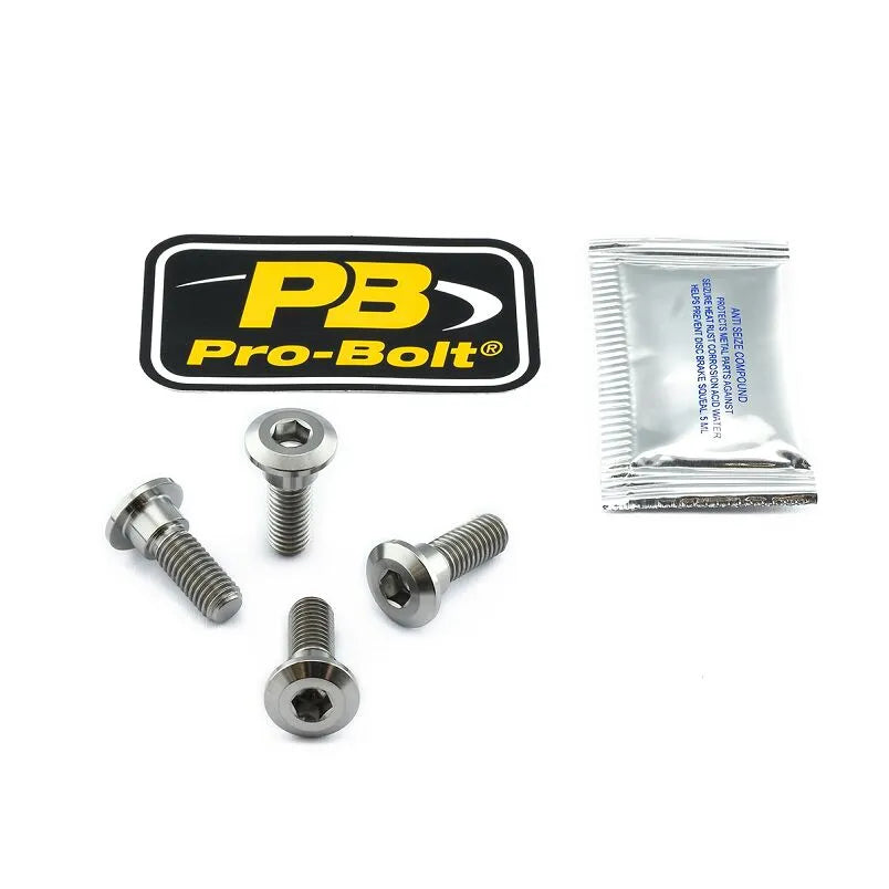 Pro Bolt Tytanowy Zestaw Śrub Mocujących Tarczę Hamulcową