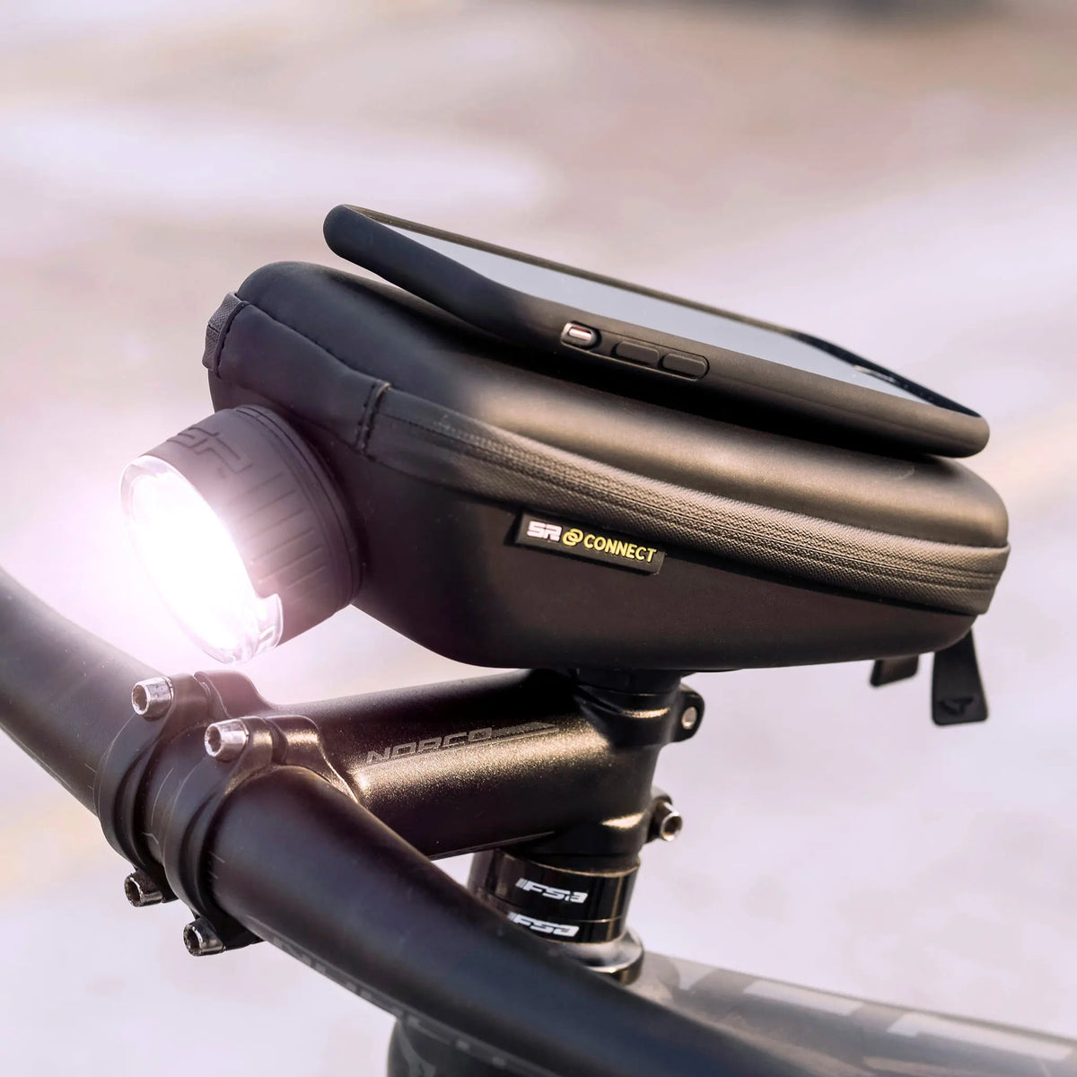 Sp Connect Wedge Handlebar Case Black Mag-Align