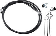 Drag Specialties Extended Black Vinyl Brake Line Kit