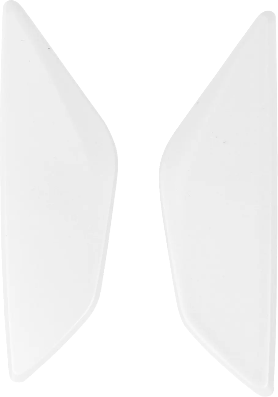 Icon Threshold Helmet Side Covers Matte White