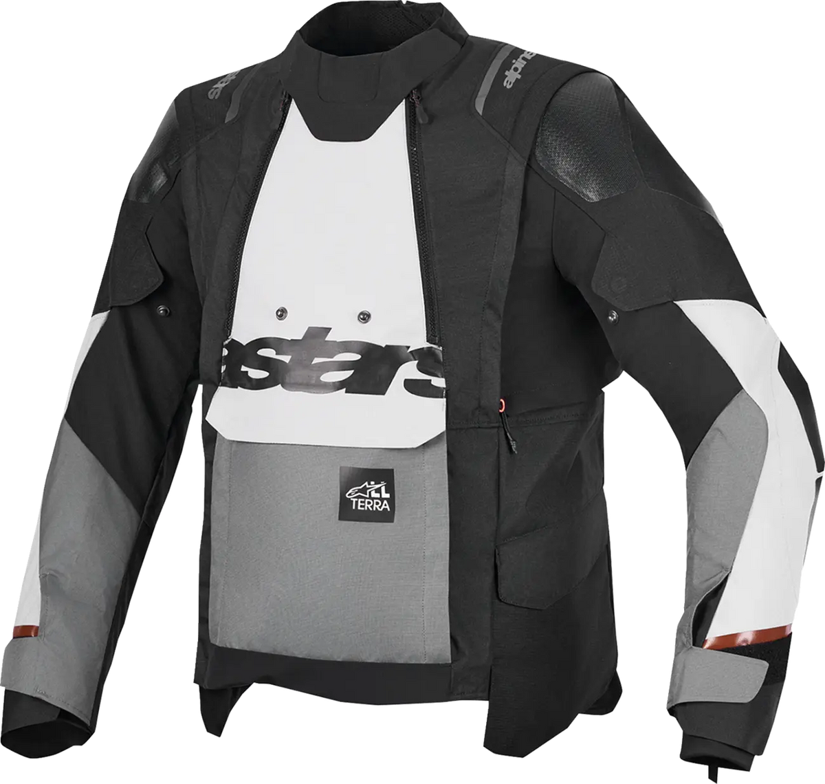 Alpinestars Harok V2 Drystar Jacket Dark Gray Ice Gray Black