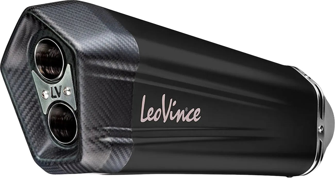 Leovince LV-12 Black Edition Tłumik Slip-on - Homologacja Drogowa ECE