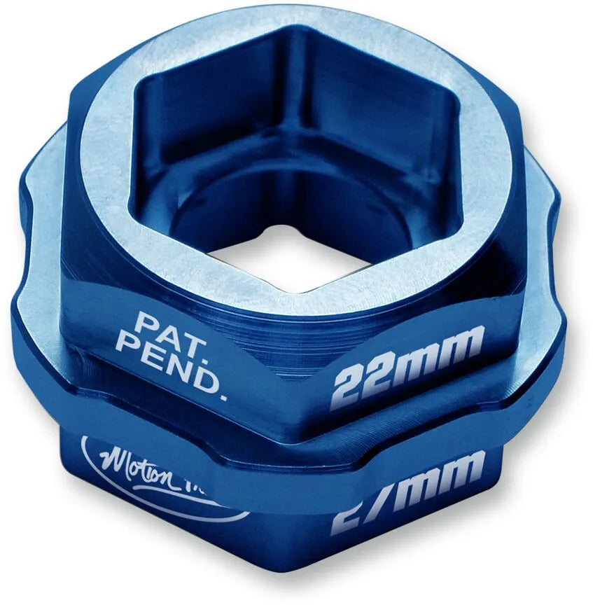 Motion Pro T6 Combo Lever Adapter 27/22mm Blue Anodized